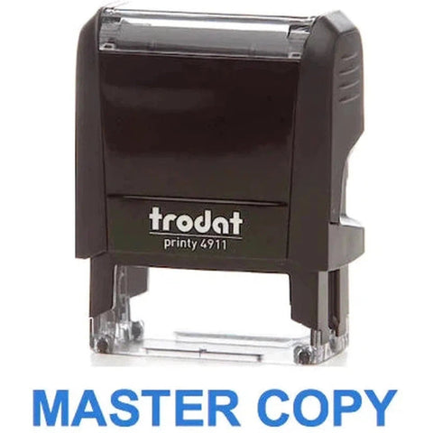 Trodat Printy 4911 Stamp "Master Copy" - Blue ColorWaves