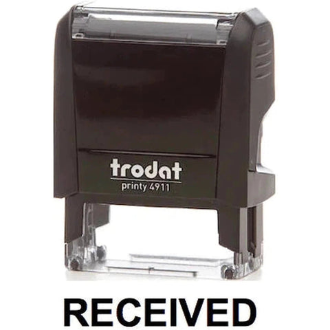 Trodat Printy 4911 Stamp "Received" - Black ColorWaves