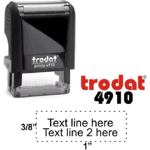 Trodat Printy Customized Stamp (4910) ColorWaves