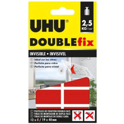 Uhu Double Fix Invisible Pads ColorWaves
