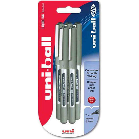 Uni-Ball Eye Fine Rollerball Pen - Black Box Of 12 Ub-157 ColorWaves