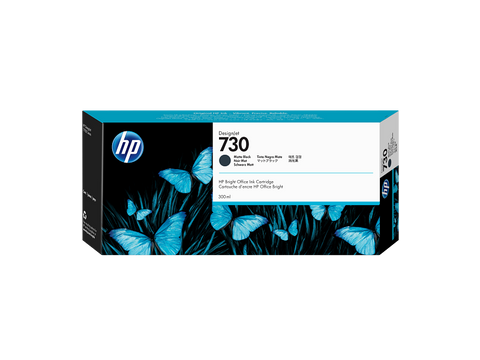 HP 730 300-ml Matte Black DesignJet Ink Cartridge (P2V71A) HP