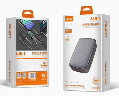 LDNIO 140W Multiport Desktop Charging Wireless Charger Q4010 Ldnio