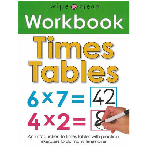 Write And Wipe Multiplication Practice Book ColorWaves