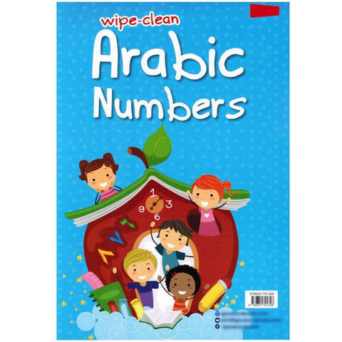 Write And Wipe Numeric Practice Book Arabic ColorWaves