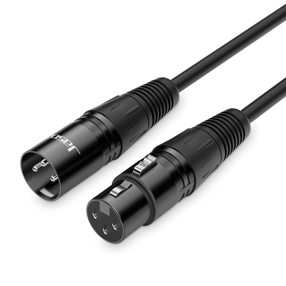 Jasoz XLR Audio Cable 3-Pin Male to Female, 3m Jasoz