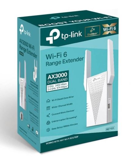 TP-Link RE715X AX3000 Mesh WiFi 6 Extender TP-Link