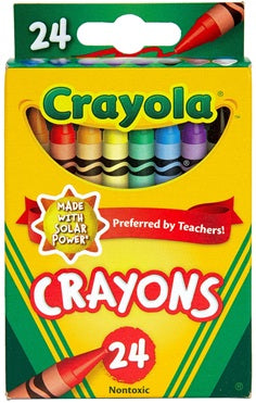 Crayola 24 Color Crayons ColorWaves