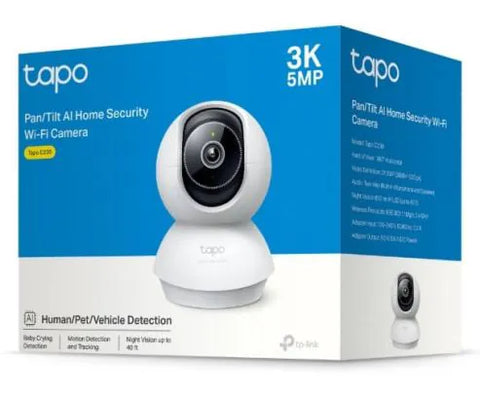 TP-Link Tapo 3K Pan/Tilt AI Home Security Wi-Fi Camera 5MP ( Tapo C230 ) TP-Link