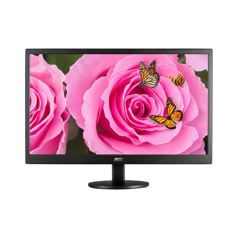 AOC E2070SW 19.5" TN Panel (1600X900) 60Hz 5ms Ultra Slim, Narrow Border, Monitor (VGA Port) ColorWaves