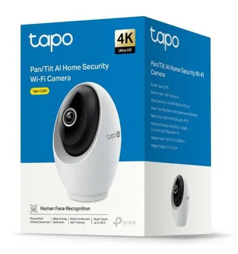 TP-Link Tapo Pan/Tilt AI Home Security Dual Band Wi-Fi Camera 8MP (4K) ( Tapo C260 ) TP-Link