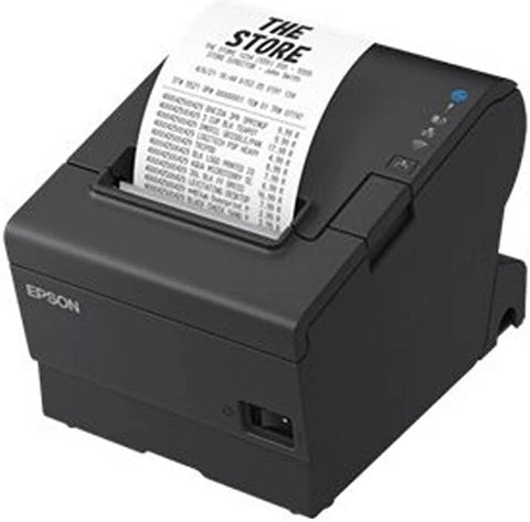 Epson TM-T88VII-112 POS Thermal Receipt Printer – USB & Ethernet, 500mm/s, Black Epson
