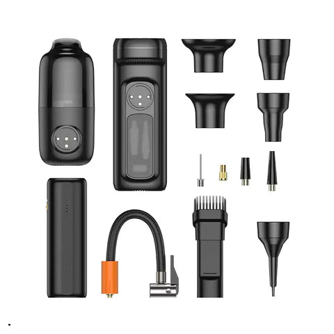 Hoco Cool 5-in-1 Multifunctional Vacuum Cleaner & Air Pump - Black (DPH05) Hoco