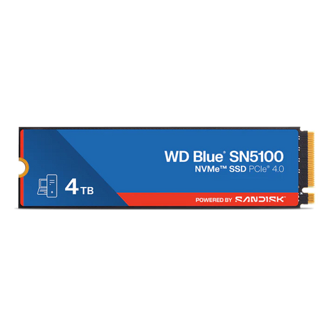 WD Blue 4TB NVMe SN5100 internal,Gen4,M.2 2280,7100MB/s (WDS400T5B0E) Western Digital