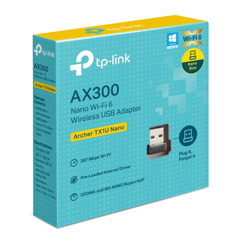 TP-Link Archer TX1U Nano AX300 USB WiFi 6 Adapter TP-Link