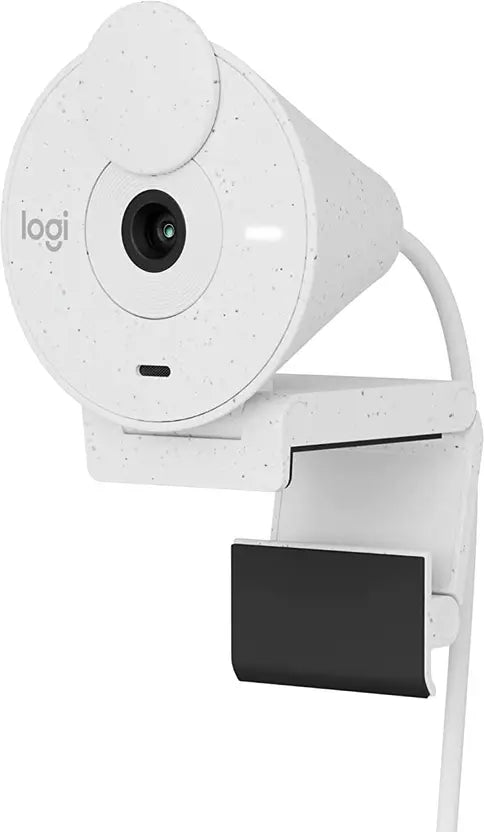 Logitech BRIO 300 Full HD Webcam – 1080p with Privacy Shutter – Off-White Logitech