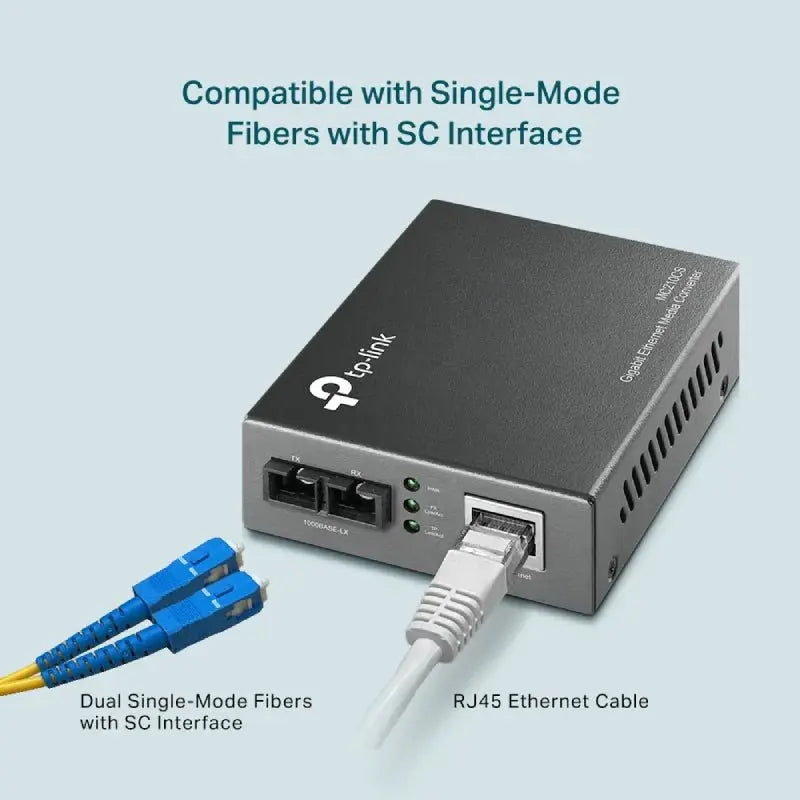TP-Link (MC210CS) Gigabit Single-Mode Media Converter - UPC / LAN TP-Link