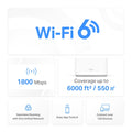 Mercusys Halo H60X AX1500 Whole Home Mesh WiFi 6 System Pack of 3 Mercusys