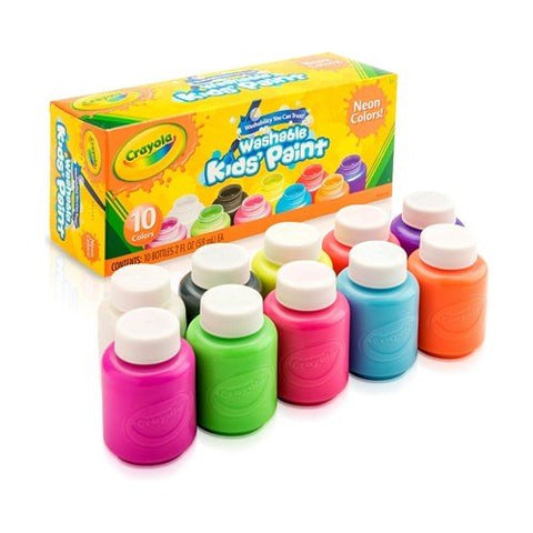 10 CT 2-OZ NEON PAINT SET ColorWaves