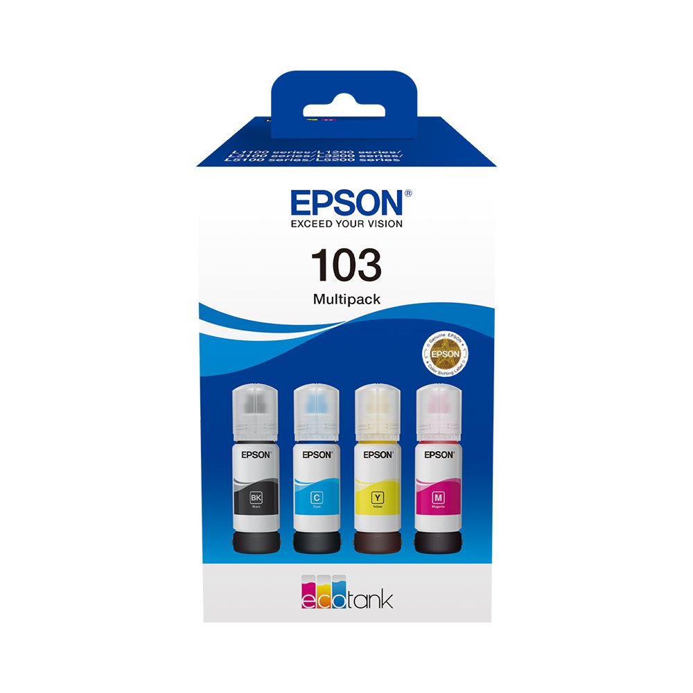 Epson 103 EcoTank 4-colour Multipack Ink Bottles Set Epson