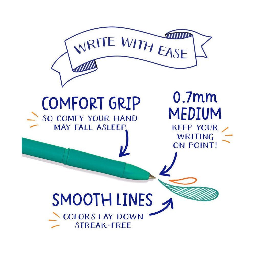 14 CT TAKE NOTE WASHABLE GEL PENS ColorWaves