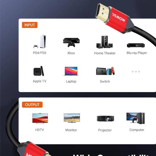 Mowsil HDMI 1.4 Cable 1 Mtr Mowsil
