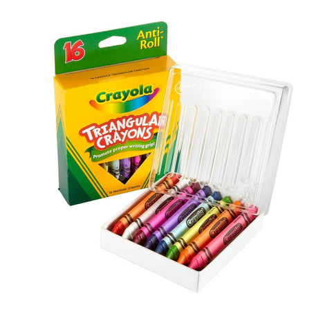 16 ct triangular Crayons ColorWaves