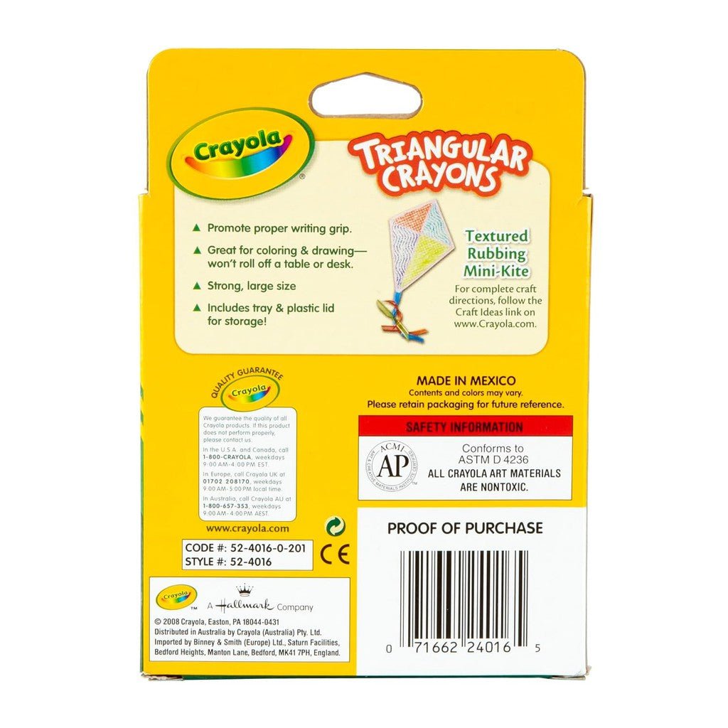 16 ct triangular Crayons ColorWaves