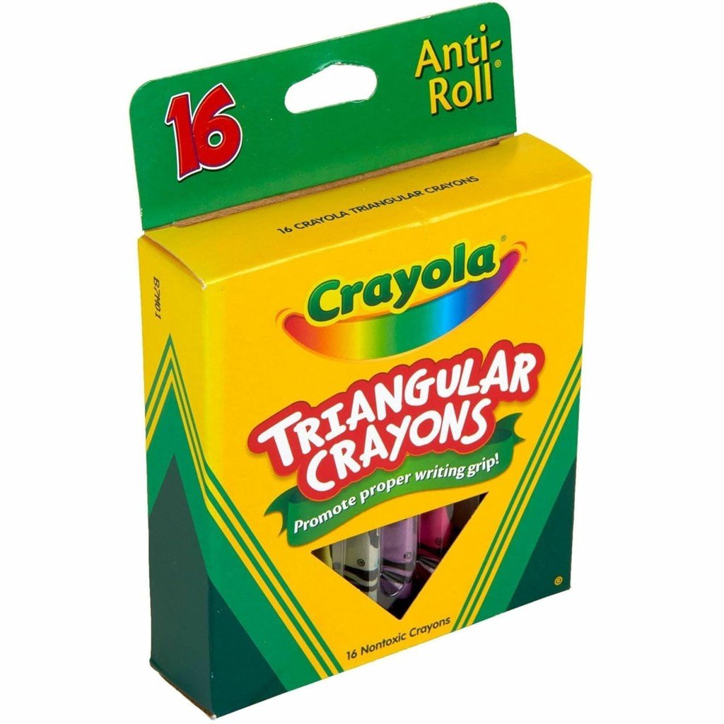 16 ct triangular Crayons ColorWaves