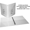 16Mm Pvc 3D White Ring File ColorWaves