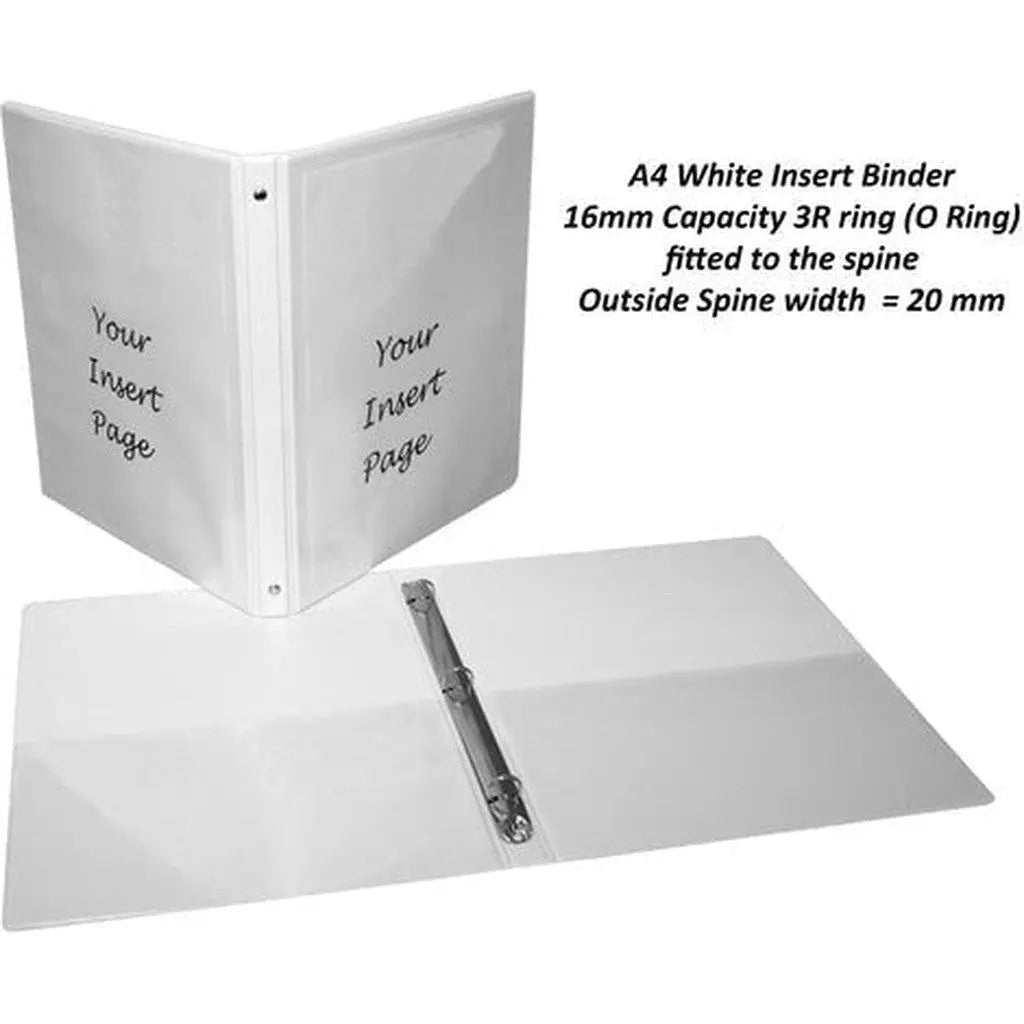 16Mm Pvc 3D White Ring File ColorWaves