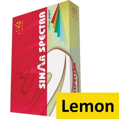 Sinar Spectra Colour Paper A4 80 Gsm IT 210 LEMON Colour ColorWaves