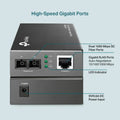 TP-Link (MC200CM) Gigabit Multi-Mode Media Converter - UPC / LAN TP-Link