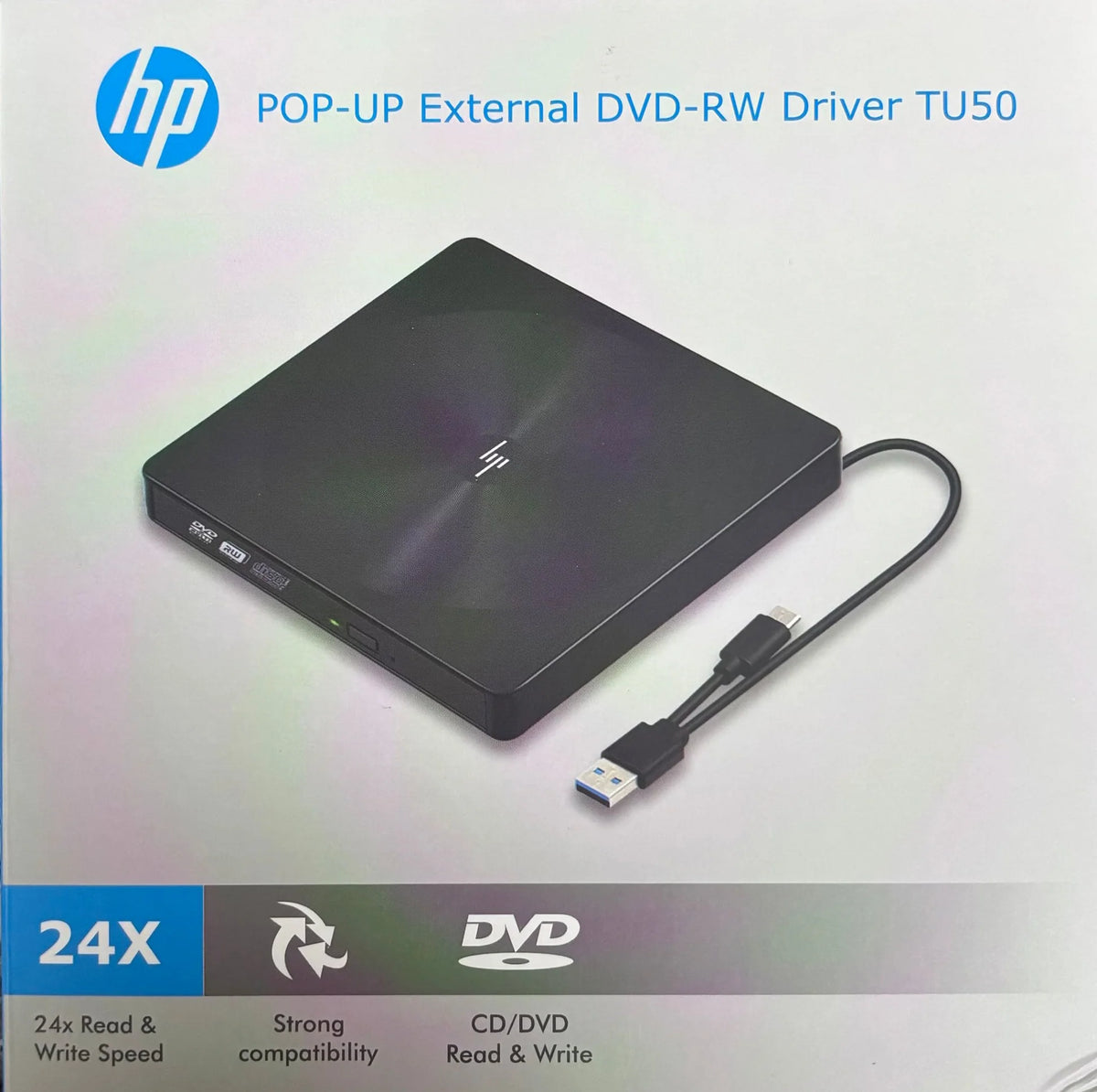 Hp pop-up external dvd-rw driver tu50 HP