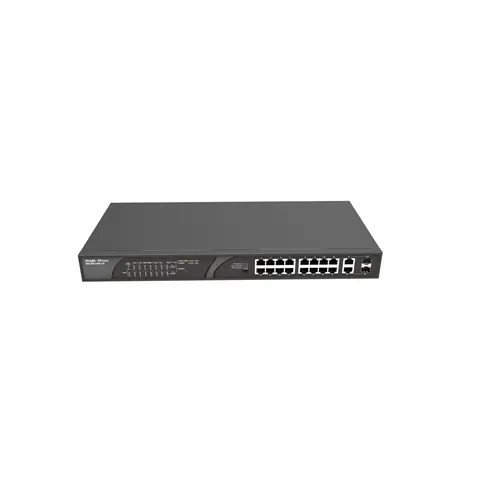 Reyee 16-Port 10/100Mbps Desktop Unmanaged Poe Switch Rg-Es118S-Lp Ruijie