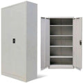 2 Door File Cabinet Gray ColorWaves