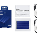 SAMSUNG 2TB External SSD T7 Portable Shield Blue MU-PE2T0R Samsung