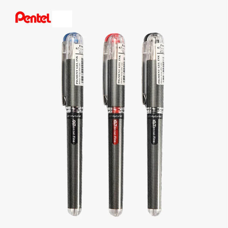 Pentel Hybrid Grip Dx Gel Ink Pen 0.7Mm K227 ( 12pcs/pkt) ColorWaves