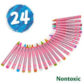 24 CT CONFETTI CRAYONS ColorWaves