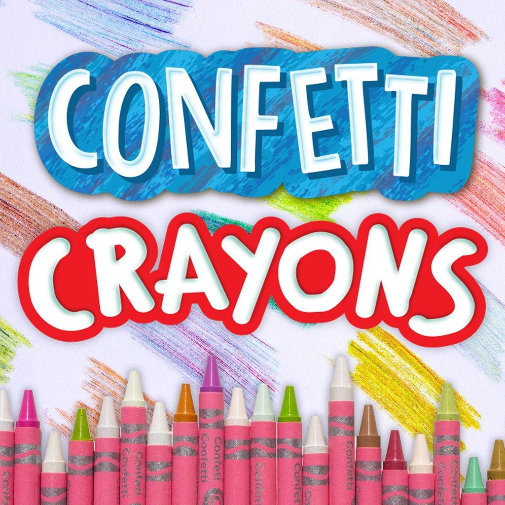 24 CT CONFETTI CRAYONS ColorWaves