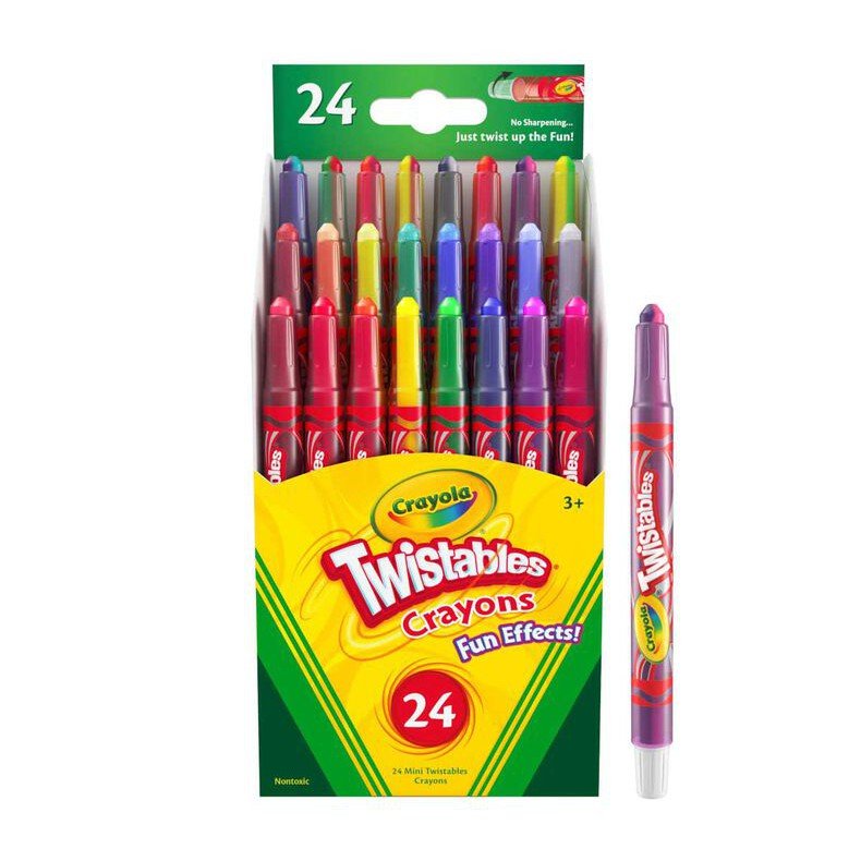 24 CT TWISTABLES SPECIAL EFFECT CRAYONS ColorWaves