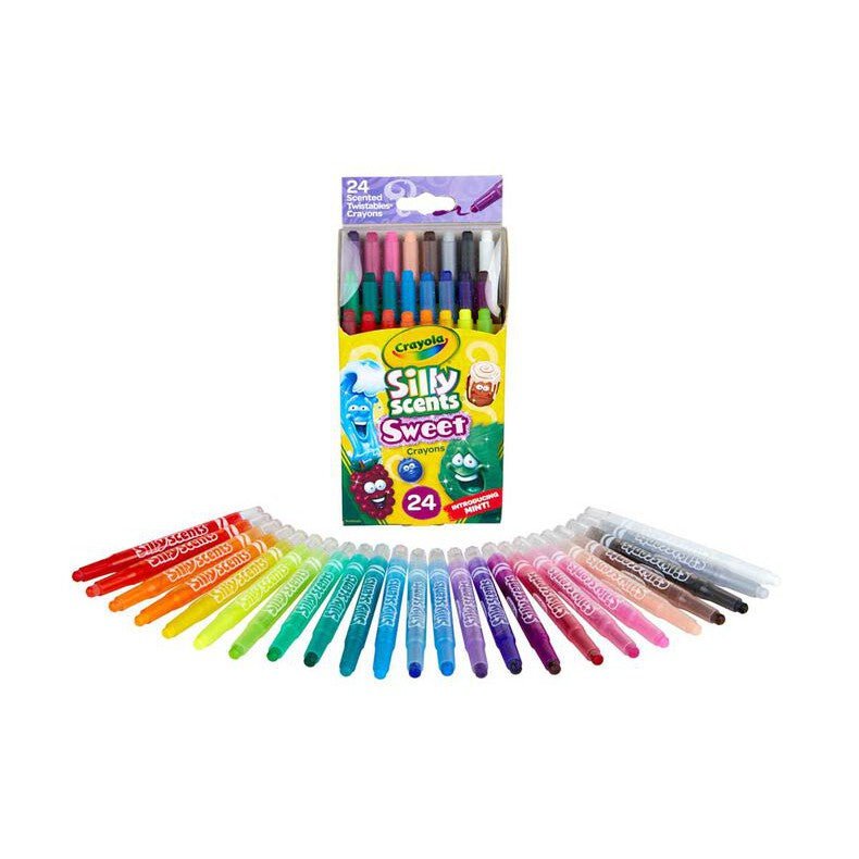 24CT SILLY SCENTS MINI TWISTABLES SCENTED CRAYONS ColorWaves