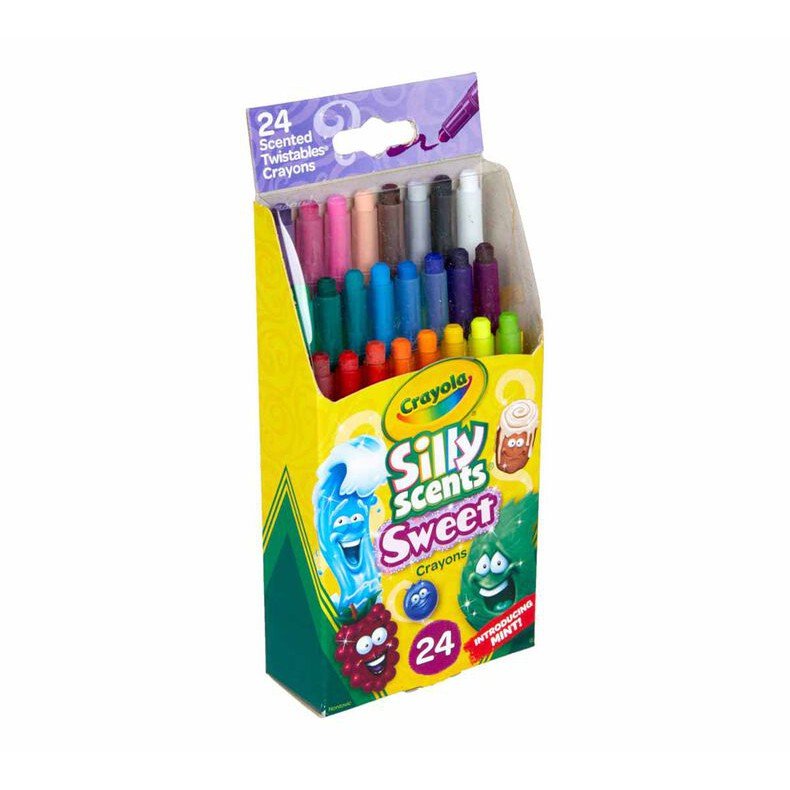 24CT SILLY SCENTS MINI TWISTABLES SCENTED CRAYONS ColorWaves