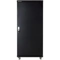 27U 600 X 800 Freestanding Network Cabinet With Fan Pdu ColorWaves