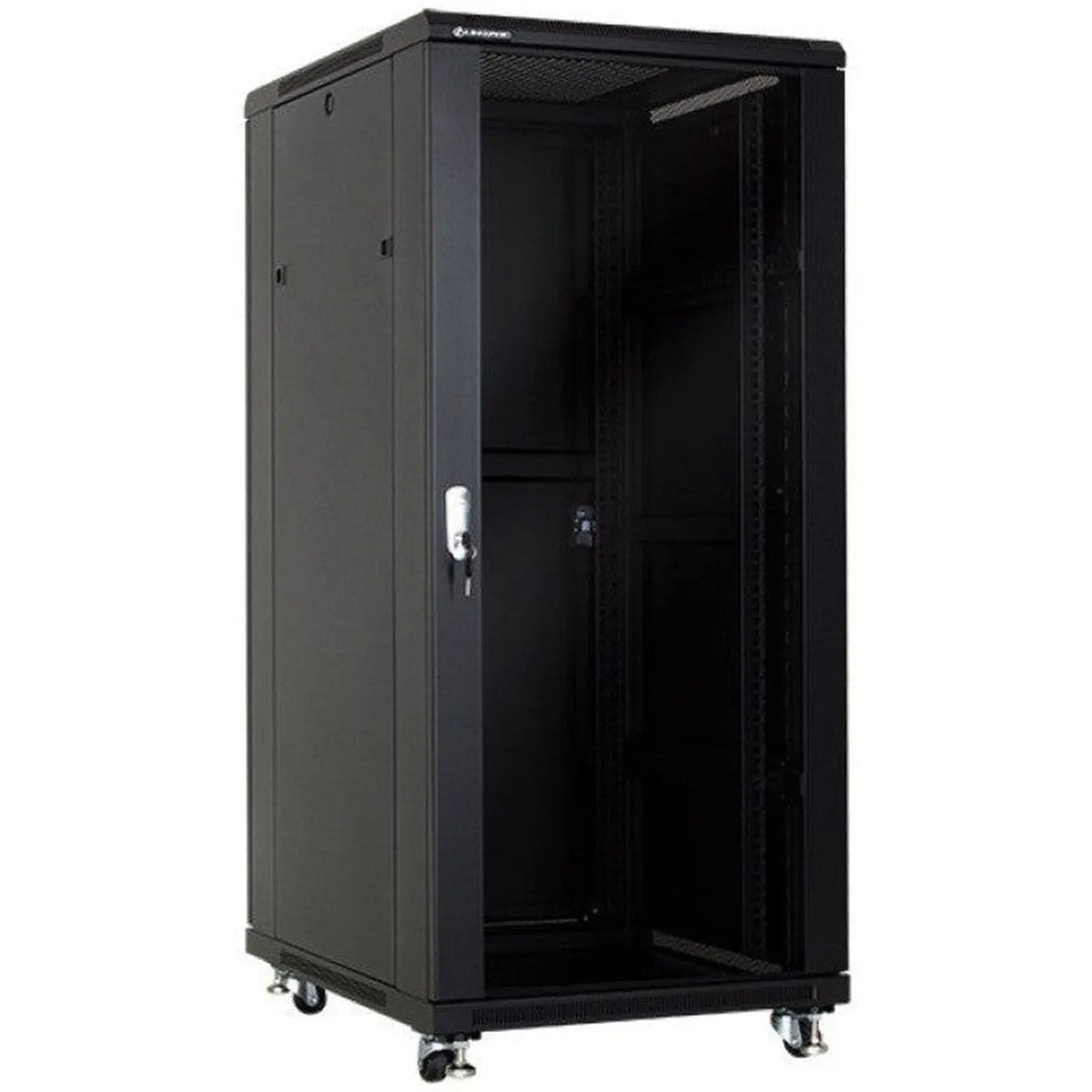 27U 600 X 800 Freestanding Network Cabinet With Fan Pdu ColorWaves