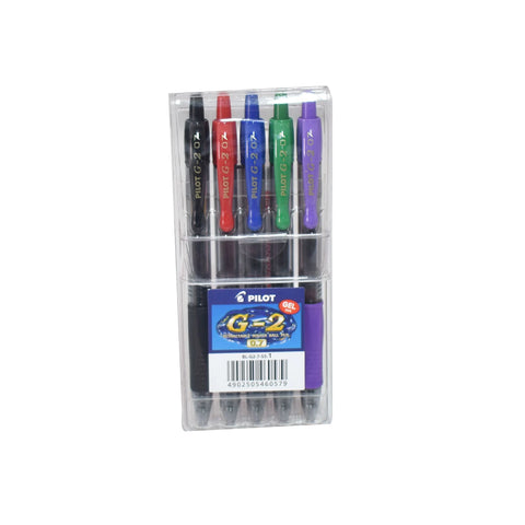Pilot G2 Gel Pen 0.7Mm Set Of 5 Pilot