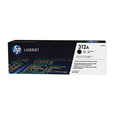 Hp 312A Black Original Laserjet Toner Cartridge, Cf380A HP