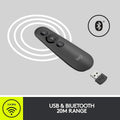 Logitech R500s Presentation Remote - Bluetooth / Graphite Logitech
