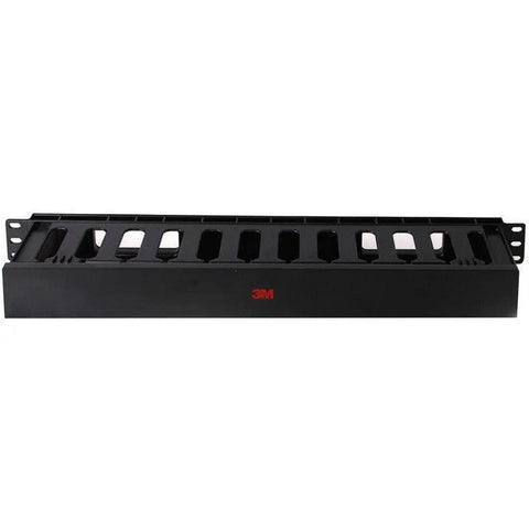 3M 19'' 1U Horizontal Rack Mount Cable Management Unit With Panel Plastic 3M