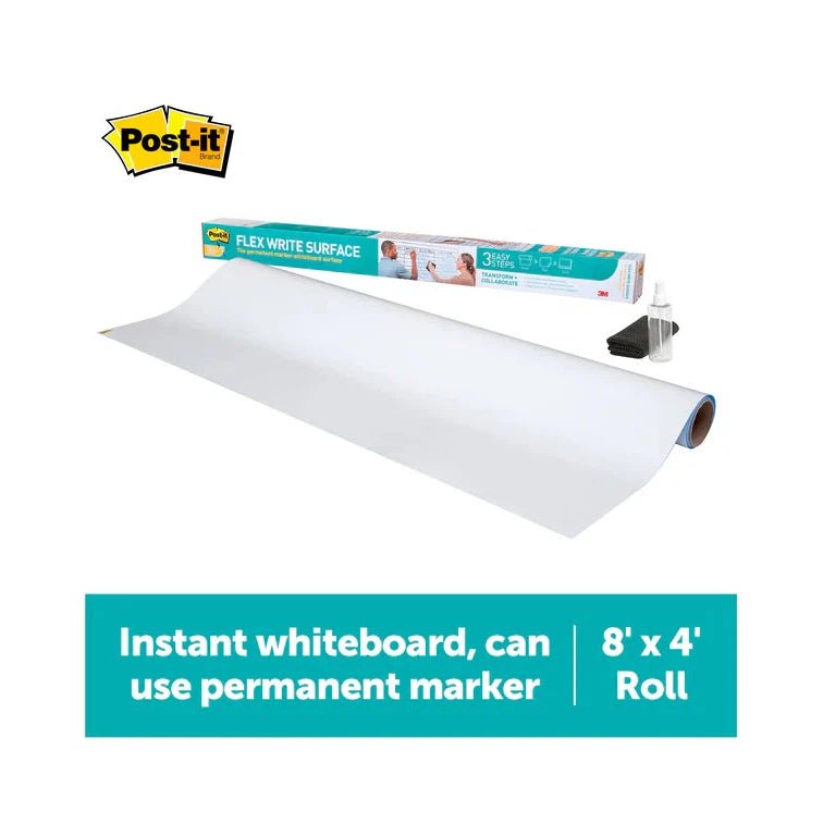 3M Post-it Super Sticky Dry Erase Whiteboard Film - 4 FT X 8 FT 121 X 243 CM 3M